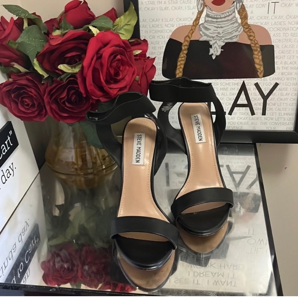 Steve Madden Black Heels